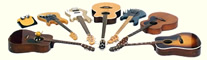Picture of guitars.